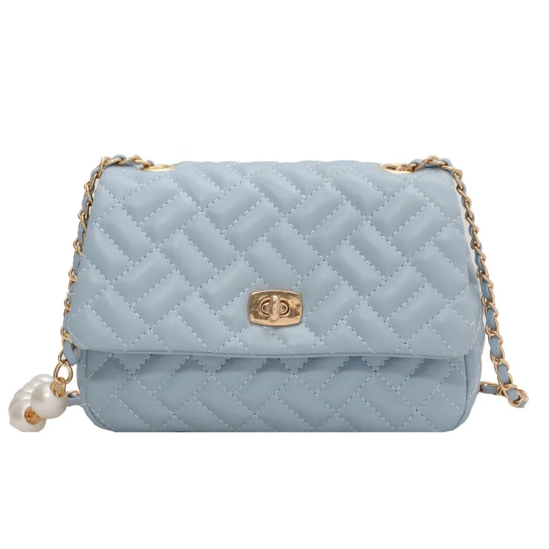 

Luxury Women's Shoulder Bag Armpit Female Bags for Women 2021 New Summer Fashion Pearl Chain Brand Designer Crossbody Handbags