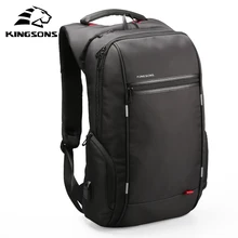 Kingsons 13 15 17  USB Charging Laptop Backpack for Computer Bag Women Notebook Pack Waterproof Anti-theft School Bag