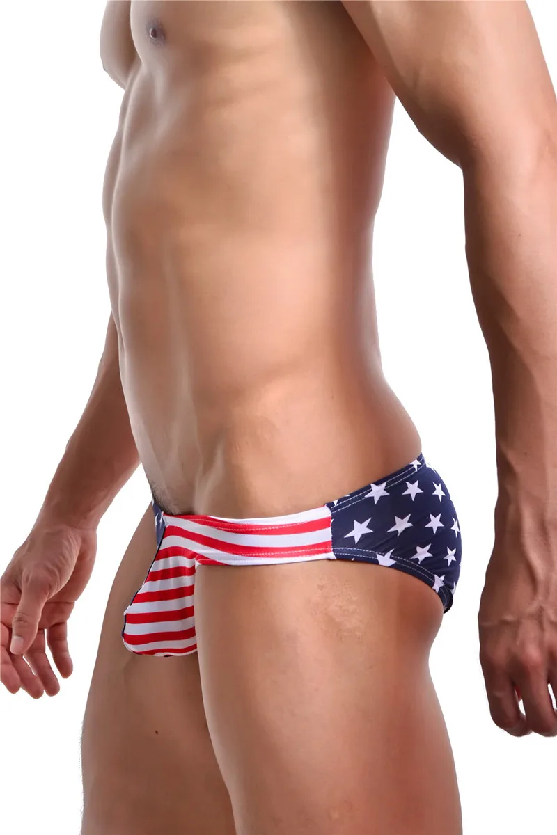 Мужское сексуальное нижнее белье трусы-бикини хлопковые трусы с низкой талией и