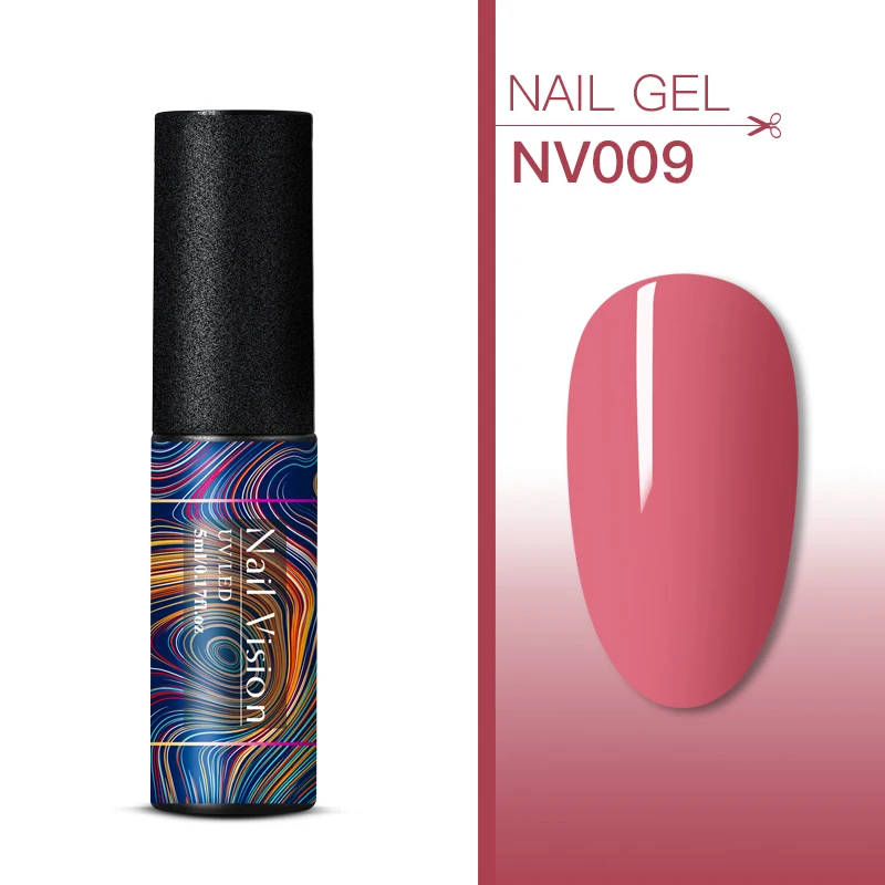Nail Vision набор однотонных гелей для ногтей 176 цветов УФ-Гель-лак 5 мл полуперманентный лак для маникюра - Цвет: HHS06604