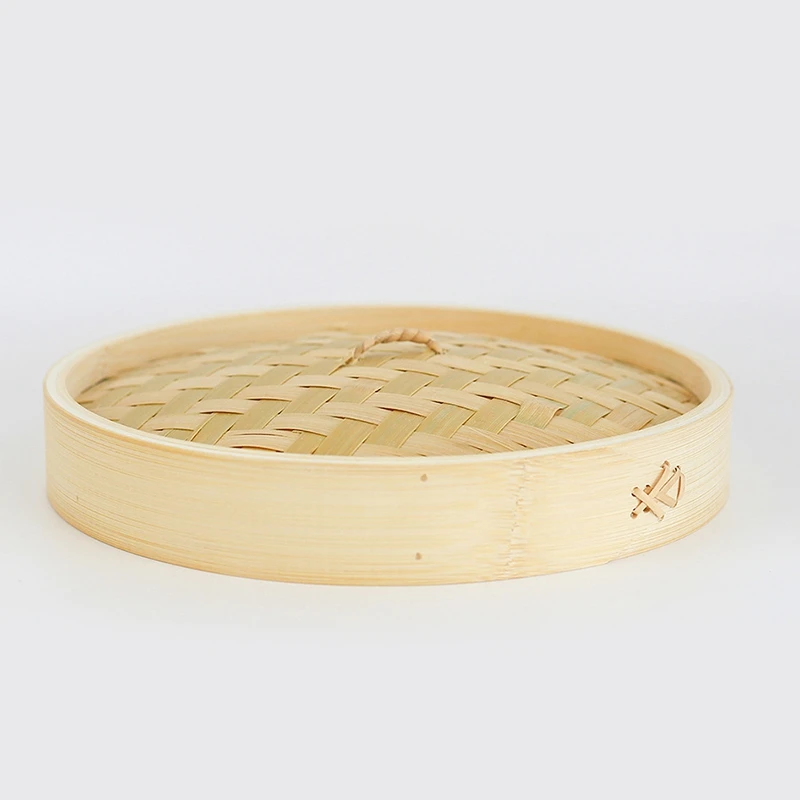 

World of Flavours Bamboo Steamer Basket, 2 Tier, 20 cm