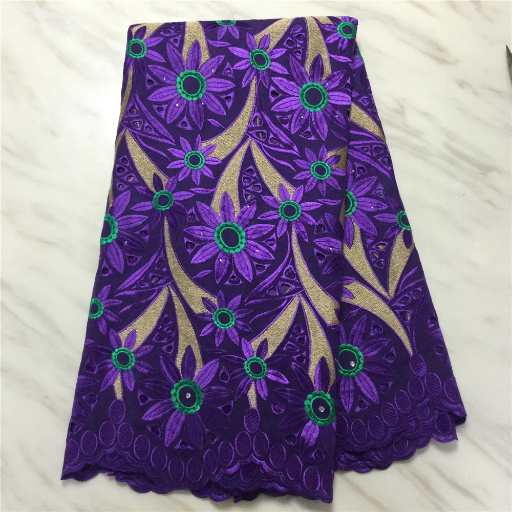

Swiss Lace High Quality Swiss Voile Lace Fabric With Embroidery African Voile Fabric For Women Dress