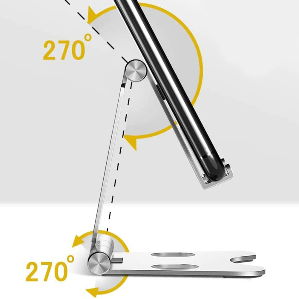 Регулируемый мобильный телефон кронштейн Поддержка алюминиевого сплава стол