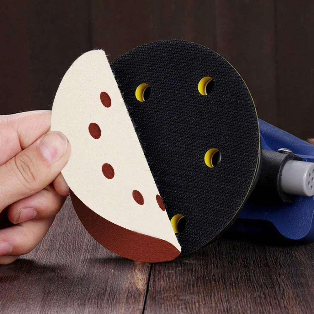 

50pcs 150mm Sander Disc Circular Abrasive Sand Discs Sanding 6 Holes Sanding Discs 40-800 Grit Polishing Sharpening Sand Paper