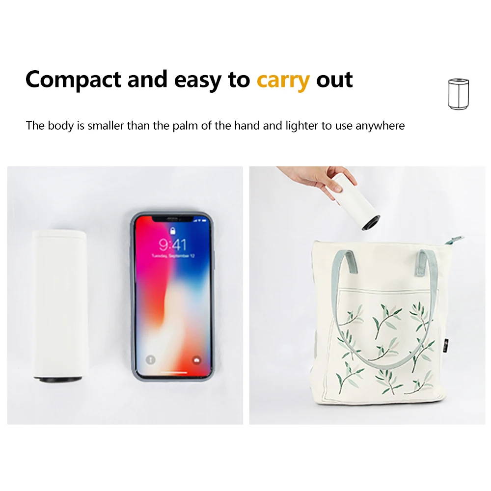

Electric Portable Vacuum Machine Bag Sealer Handheld Heat Sealer Sealing Resealer With 10pcs Sealed Fresh-Keeping Bags Quiet
