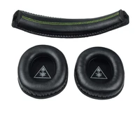 1pair sleeve replacement ear pads cushion for turtle beach ear force elite 800 gaming headphone earmuff earmuffs