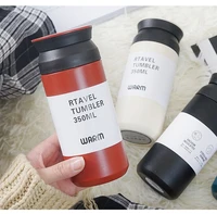 12oz 350ml stainless steel vacuum cup creative portable insulated coffee tumbler thermos mug with lid