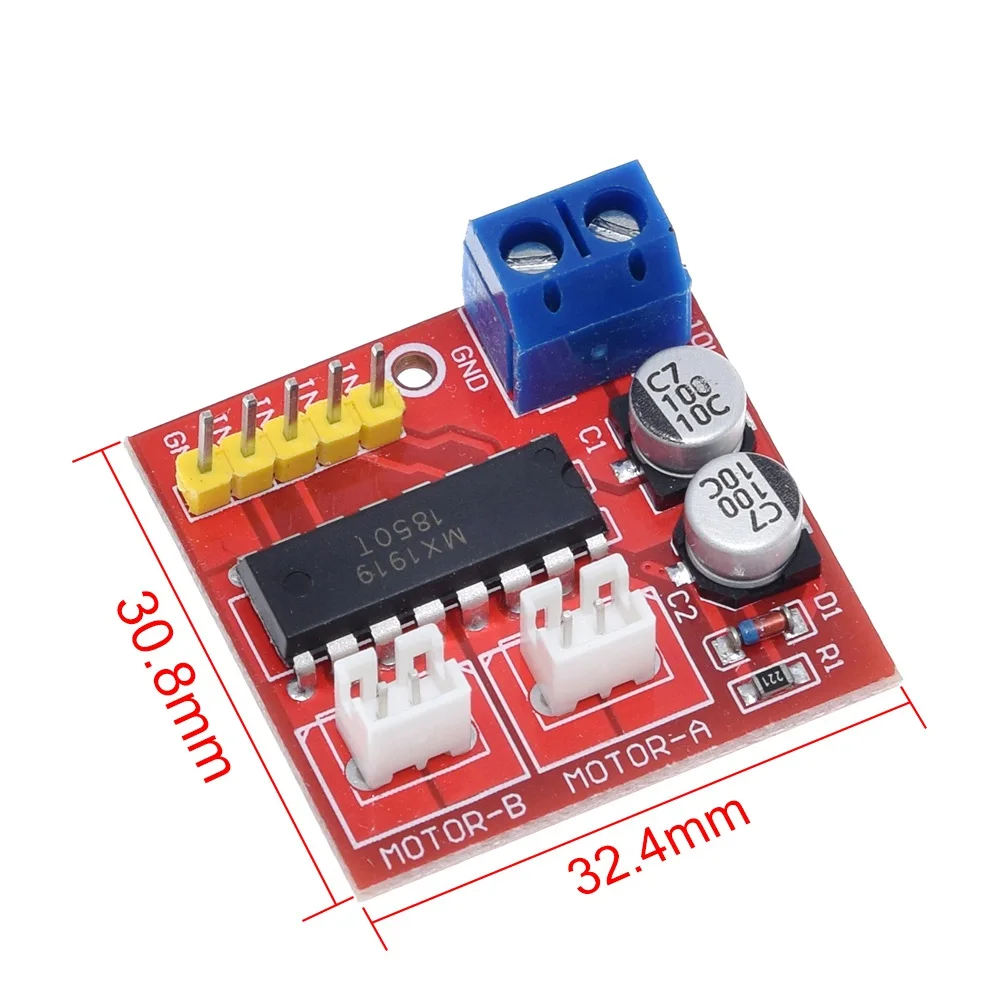 TZT 2.5A двойной мост матовый двигатель постоянного тока контроллер платы модуля