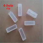 100 шт. Водонепроницаемый светодиодный светильник, не 2-4 отверстия, силиконовый клип, торцевые колпачки для SMD 5050 3528 3014 5630 ws2801 ws2811 ws2812b