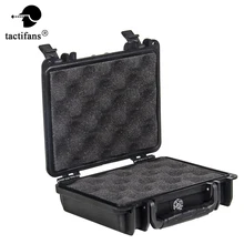 Military Tactical Safety Gun Case Waterproof Pre-cut Foam IP67 Sealed Equipment Storage Organizer Hard Hunting Toolbox Portable