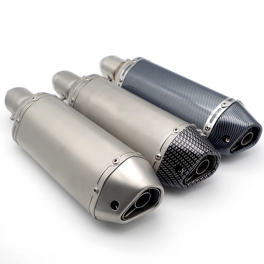 

Motorcycle Exhaust Pipi Muffler For yamaha xj6 z900 fz6 r1200gs yamaha mt07 For kawasaki zzr 250 zx6r 2000 2002 yamaha fz1n