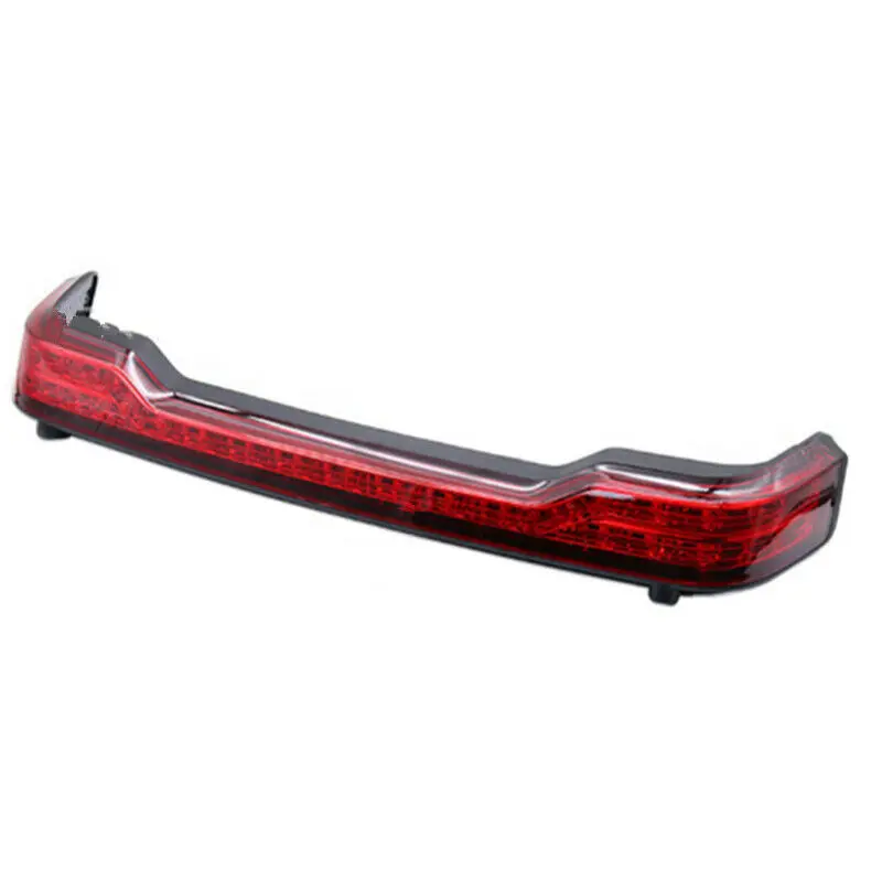 

LED Motorcycle Tail Light Trunk King Moto Tour Pack Wrap Around Brake Lights case For Harley Electra Glide Ultra Classic