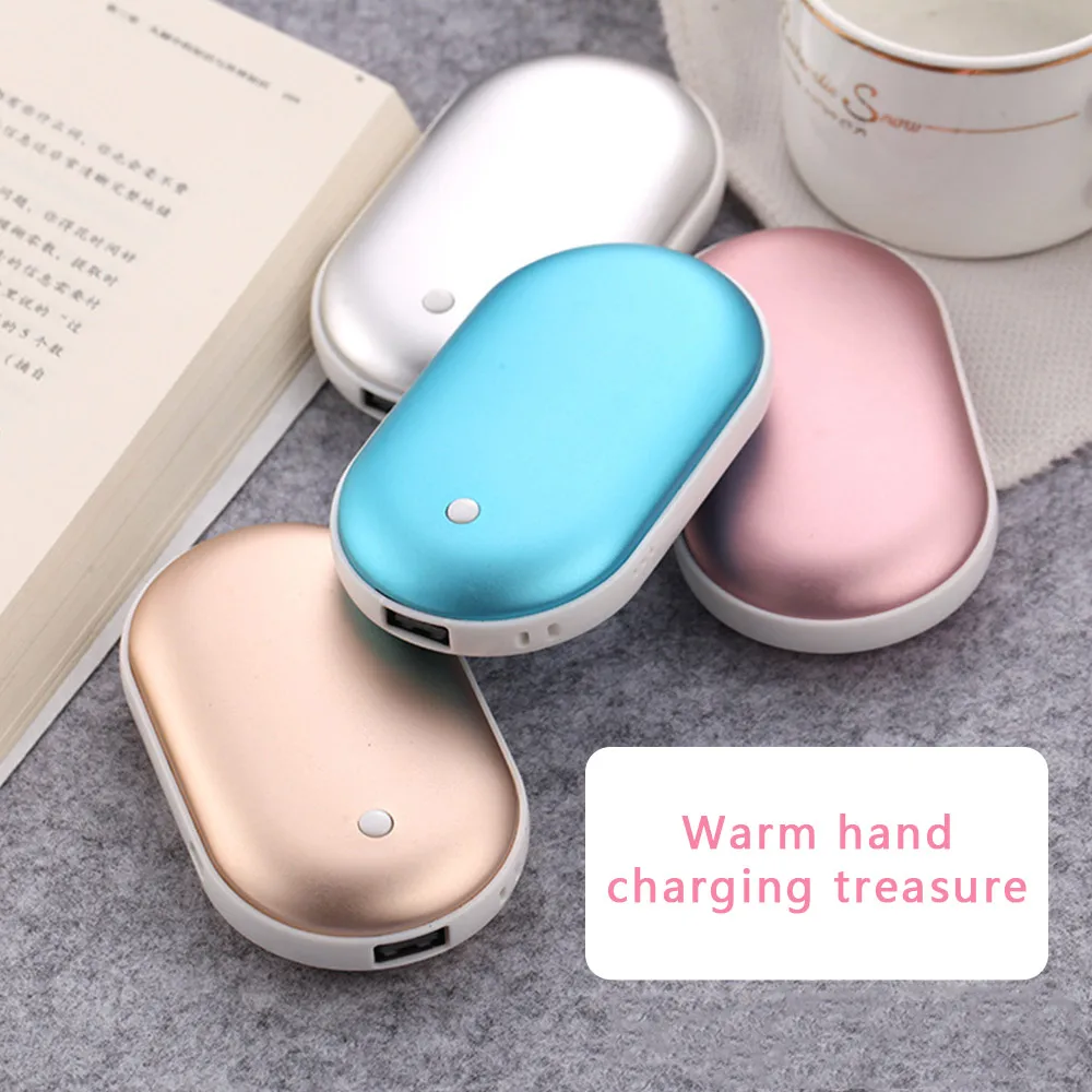 5000 мАч портативный USB Перезаряжаемый электрический грелка для рук внешний