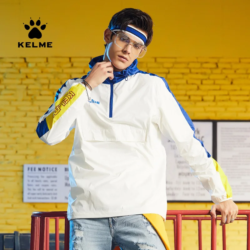 Мужская спортивная одежда KELME ветрозащитная куртка для бега футбольных