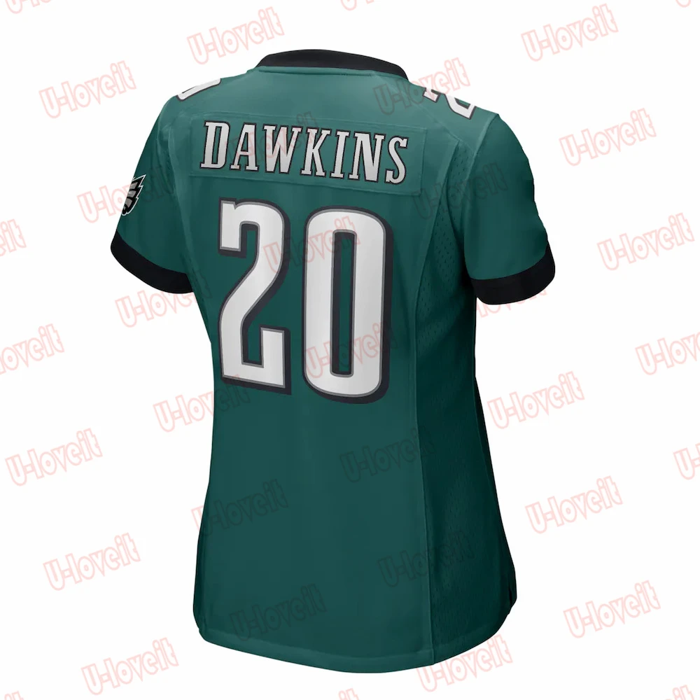 

Игровые футболки Eagles на заказ для мужчин и женщин Dawkins Slay Jr Wentz Sanders Kelce Ertz
