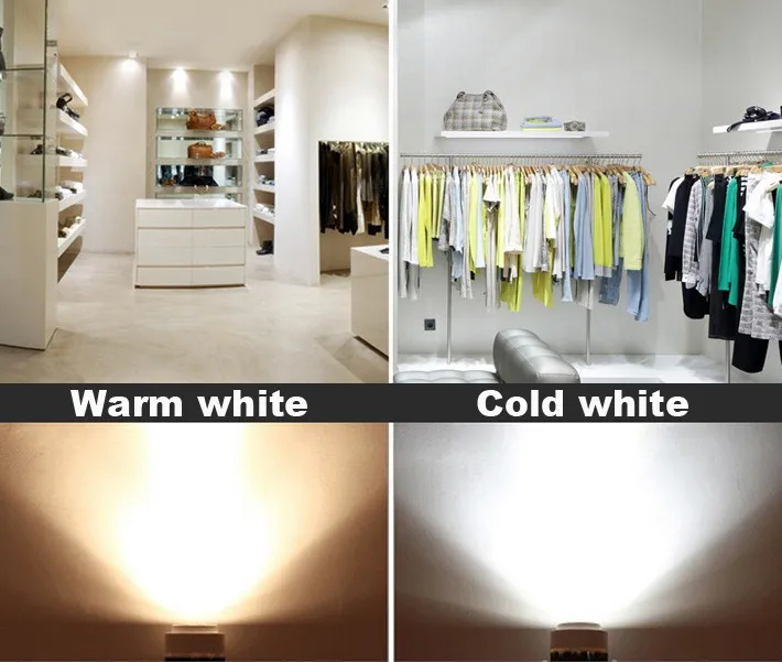 

10pcs COB LED rail track light 10W 20W 30w LED spotlight ceiling downlight for Cabinet show Clothes Jewellery shop light