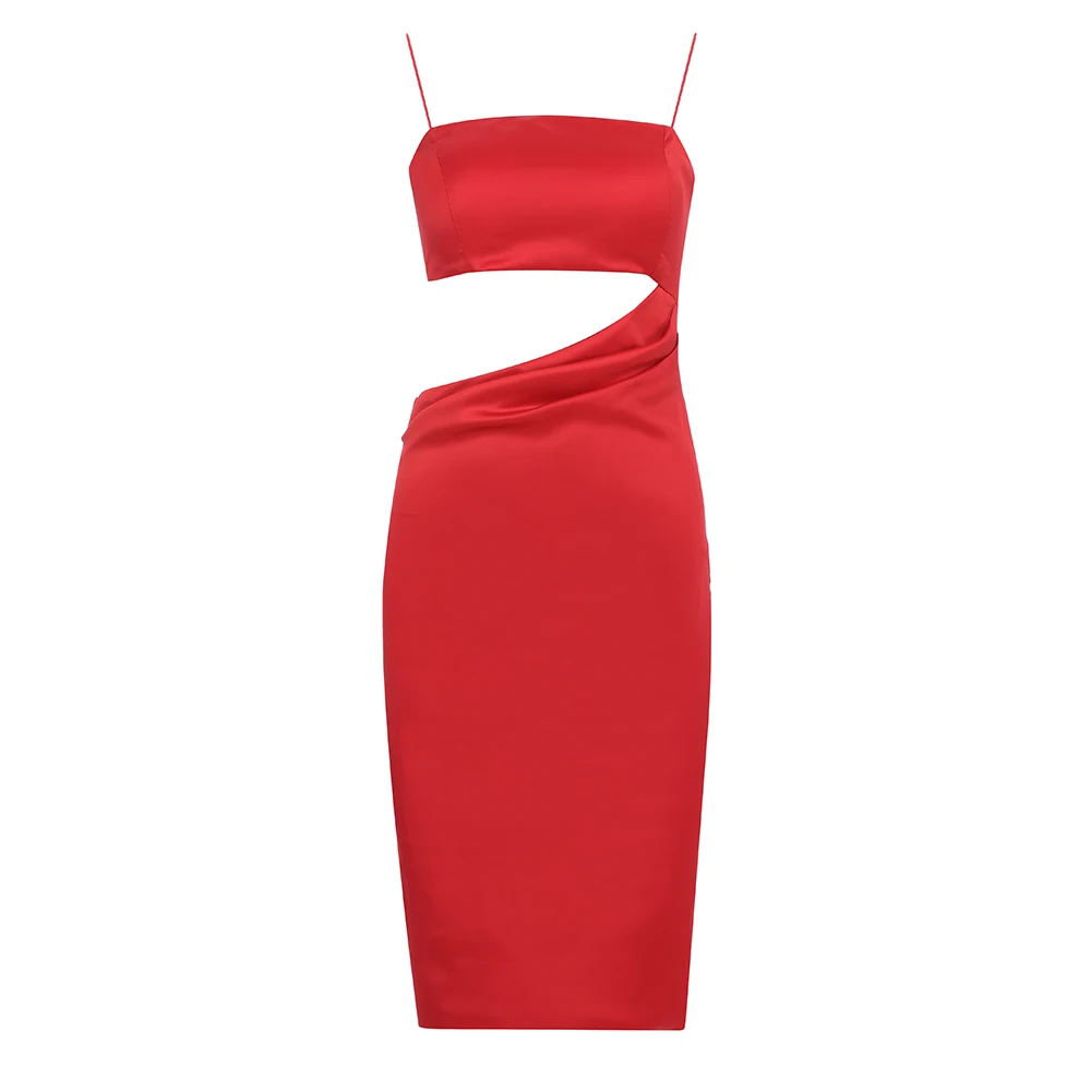 Women Dress 2019 Summer Backless Sexy Club Party Red Celebrity Vestidos | Женская одежда