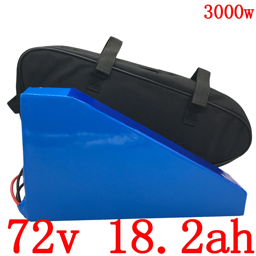 

72V 18AH Ebike Battery pack 72V 1000W 2000W 3000W Electric Scooter Battery 72V 18AH 15AH 13AH 10AH Lithium Battery +5A charger