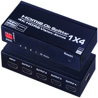hdmi2 0 splitter 1 in 4 out 4k 60hz hdmi splitter 1x4 audio video distributor box support full ultra hd hdr for blu ray