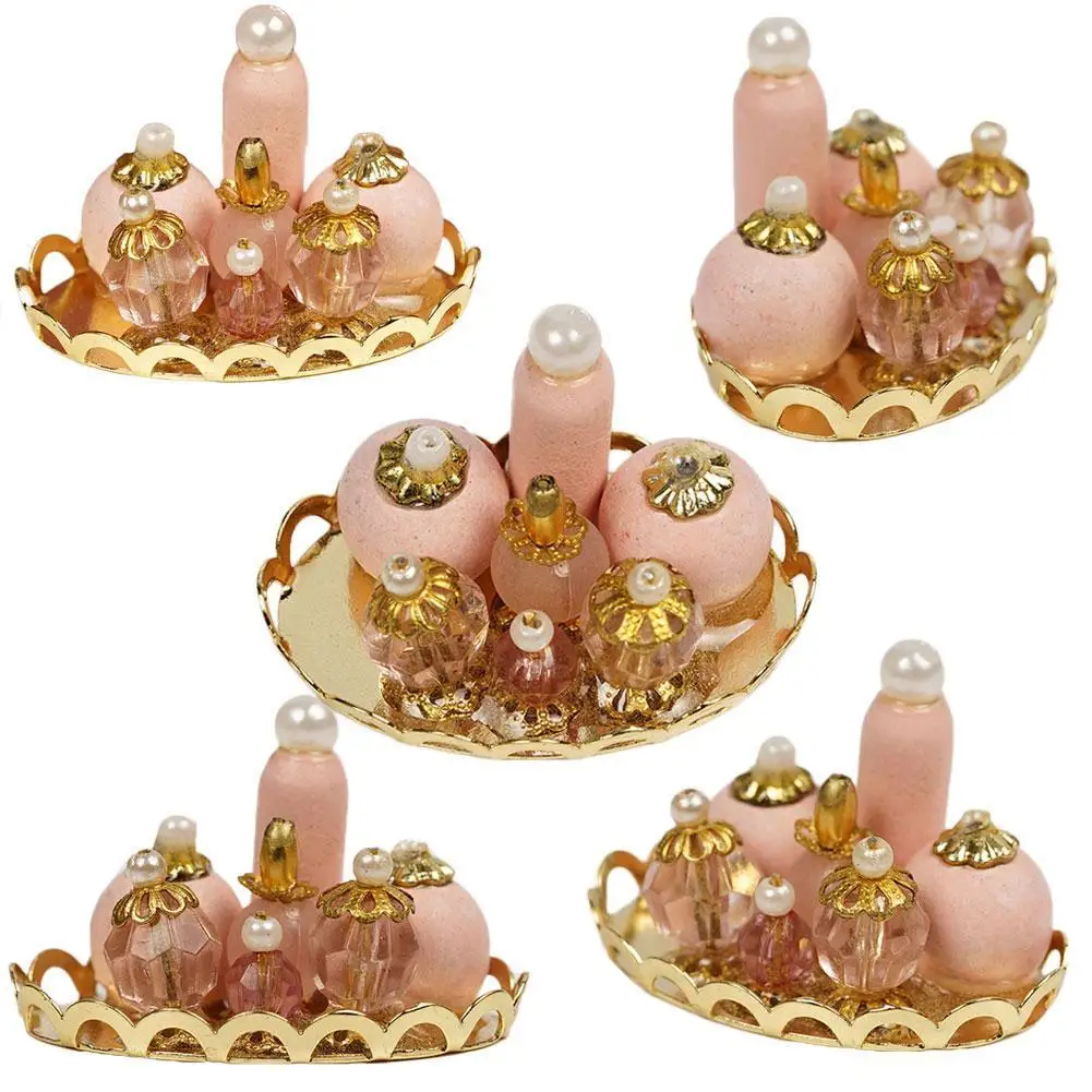 

Scale Tray Miniature Furniture Model Dollhouse House Bath Mini P7P6 Bedroom Fabric Furniture