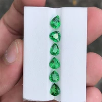 colombia emerald corundum spinel various shapes mosaic jewelry diy green gem loose gemstone stone diy pendant send girlfriend