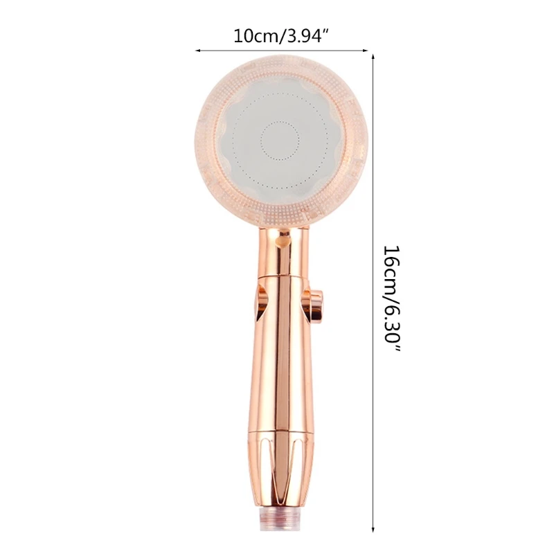 

N0HB Home Handheld Shower Head Water Sprinkle Head Handheld Shower Detachable 4 Points Universal Interface 3 Modes Adjustment
