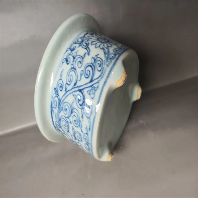 Chinese Old Porcelain Blue And White Flowerpot | Дом и сад