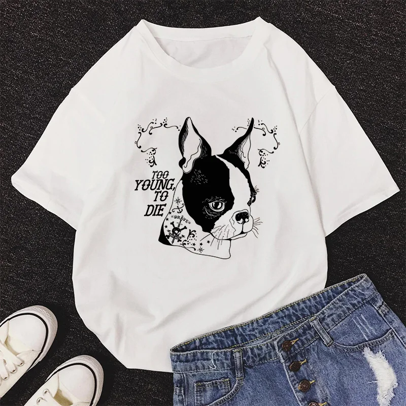 Все что вам нужно это футболка с принтом Love Und A Dog Женская Повседневная милым