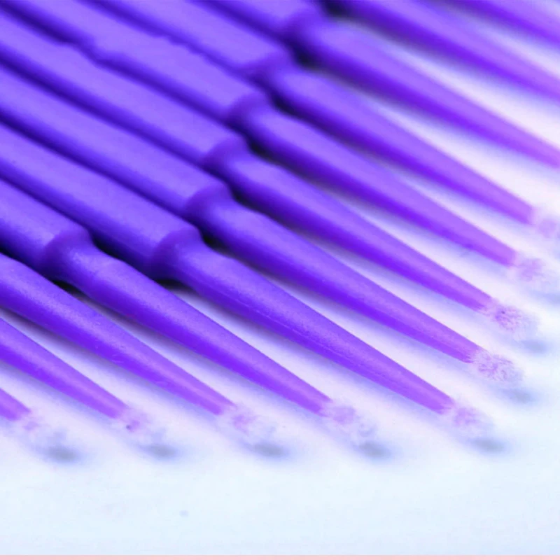 100 шт/партия одноразовая щетка для ресниц тампон микрокисти инструменты