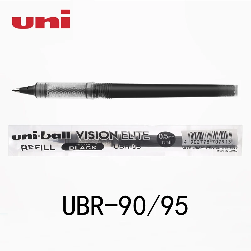 1 шт. Япония UNI Refill UBR 95/UBR 90 ручка на водной основе 0 8/0 5 мм для UB 205/UB 200 шариковая