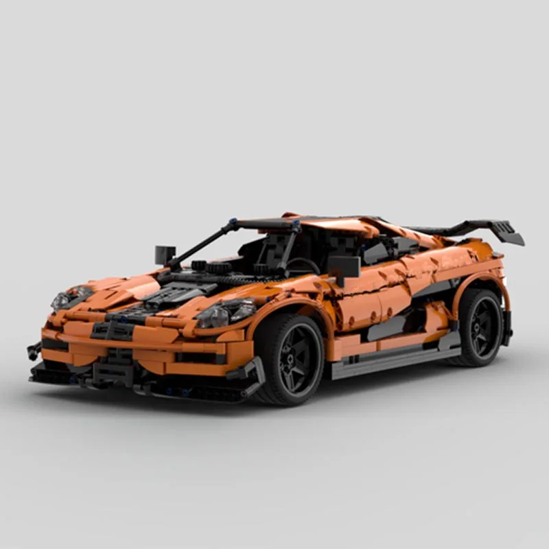 Buildmoc Koenigsegg Agera One Hypercar супер гоночный автомобиль подходит для Lepinings модель