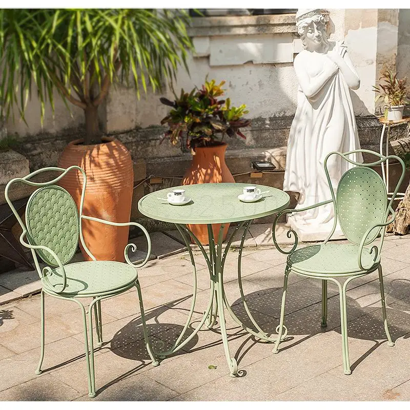 Стол и стул комплект мебели для внутреннего двора цветной стол три набора из