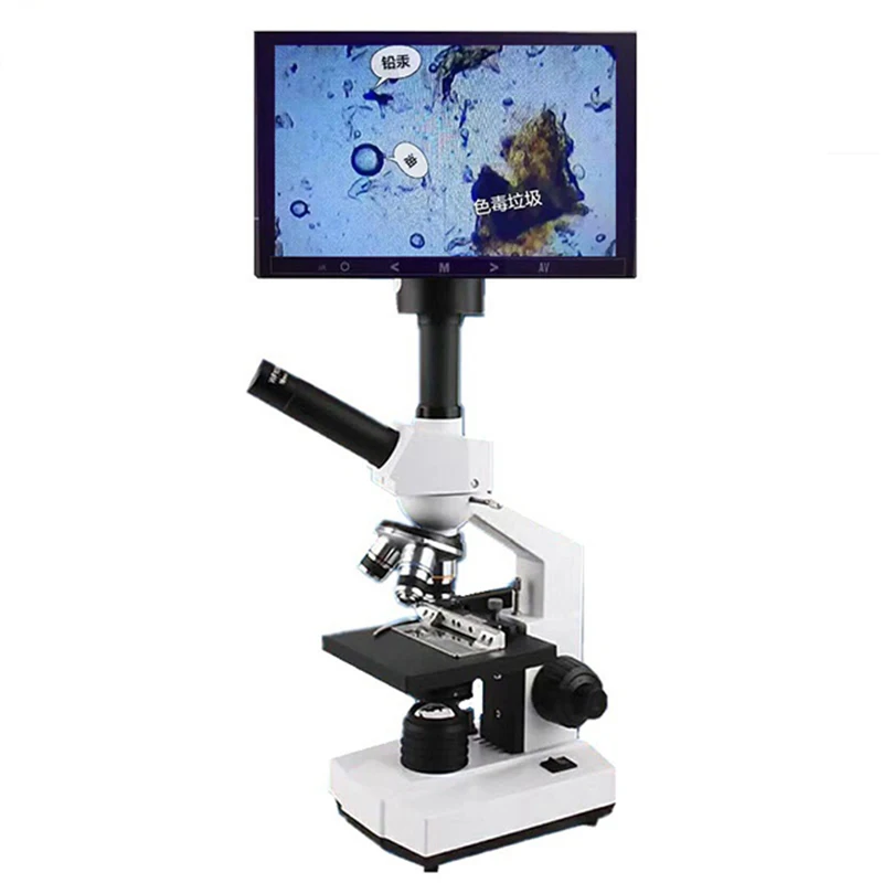 Биологический микроскоп электронный окуляр Монокуляр для студентов лабораторий