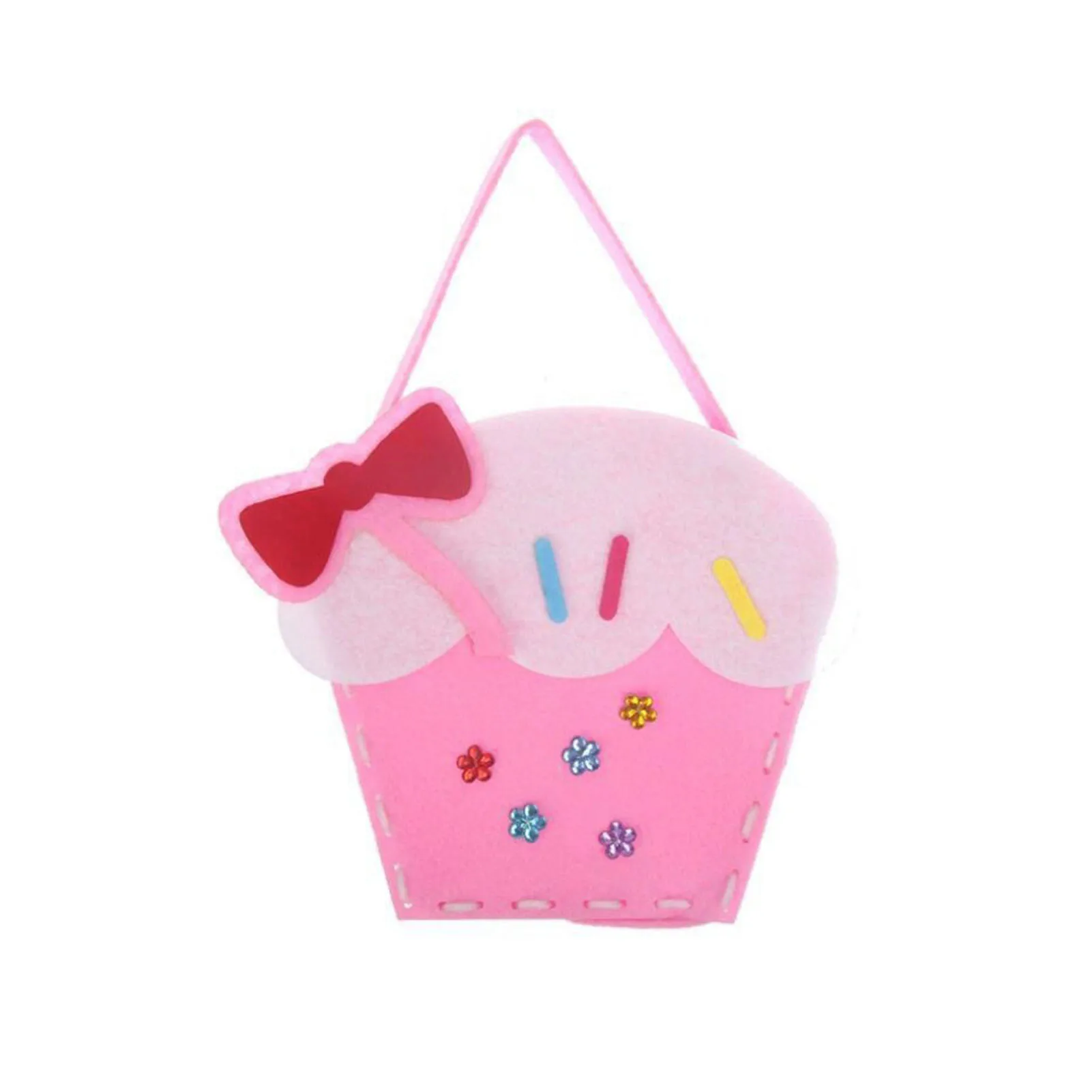 

Nonwoven Learning Educational Handicraft Toy Arts Cartoon Preschool Sewing Project Funny Animal Theme Gift DIY Handbag For Kids