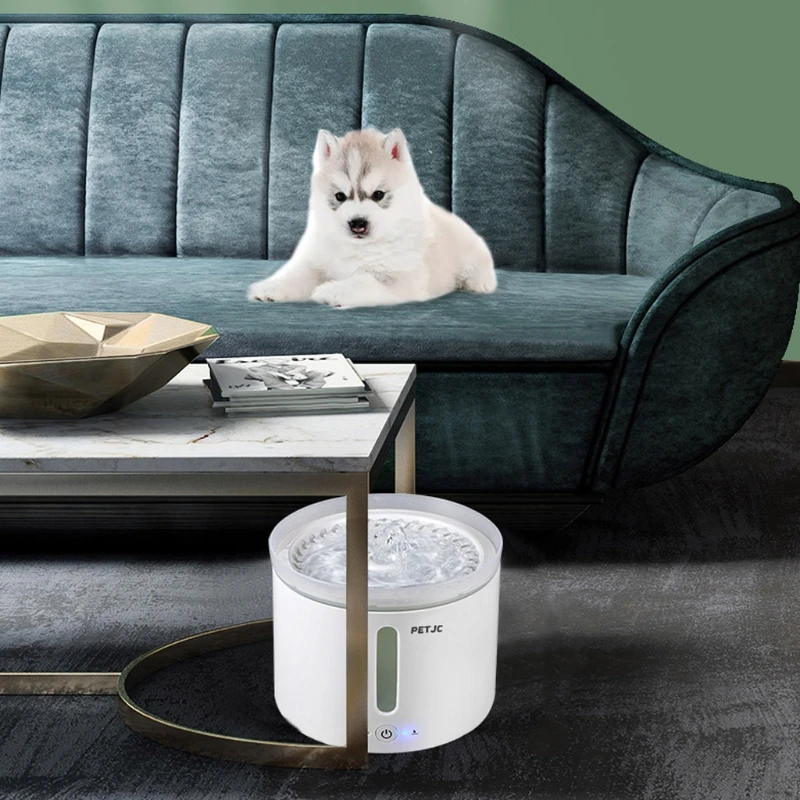 

E7CC Pet Fountain Automatic Cat Water Fountain Dog Water Dispenser for Cats, Dogs, Multiple Pets