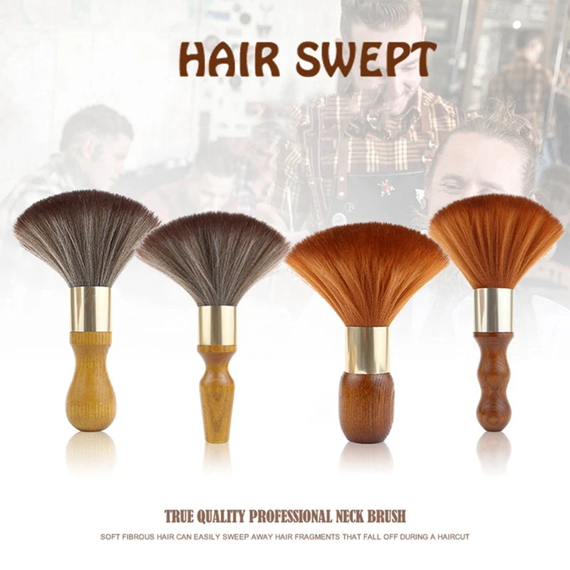 

Men Shaving Brush Contour Hair Shave Wooden Handle Facial Beard Cleaning Appliance Safety Razor Brush Pro Soft Salon Hair Brush