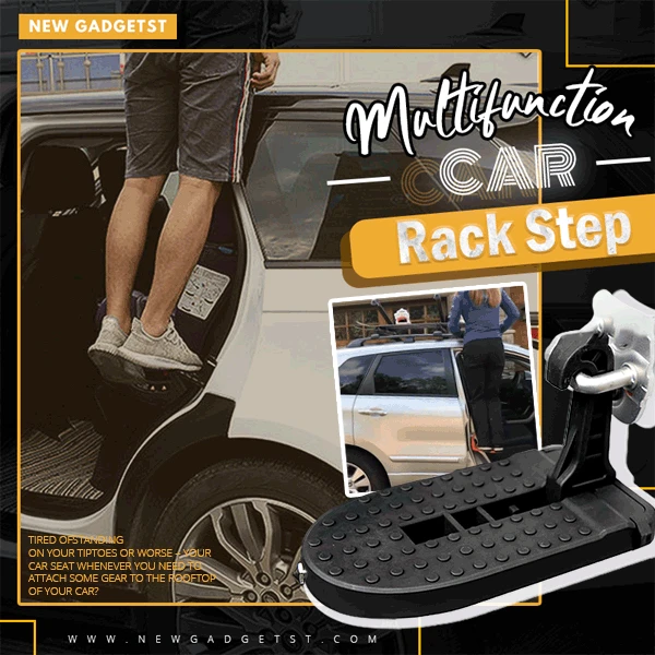 

Multifunction Foldable Car Roof Rack Step Car Door Step Universal Latch Hook Auxiliary Foot Pedal Aluminium Alloy Safety Hammer