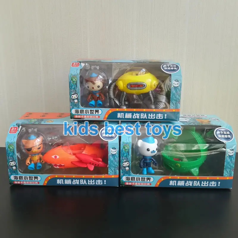 Новый Octonauts GUP-A C D транспортных средств Лодка Корабль игрушки капитан барнаклс