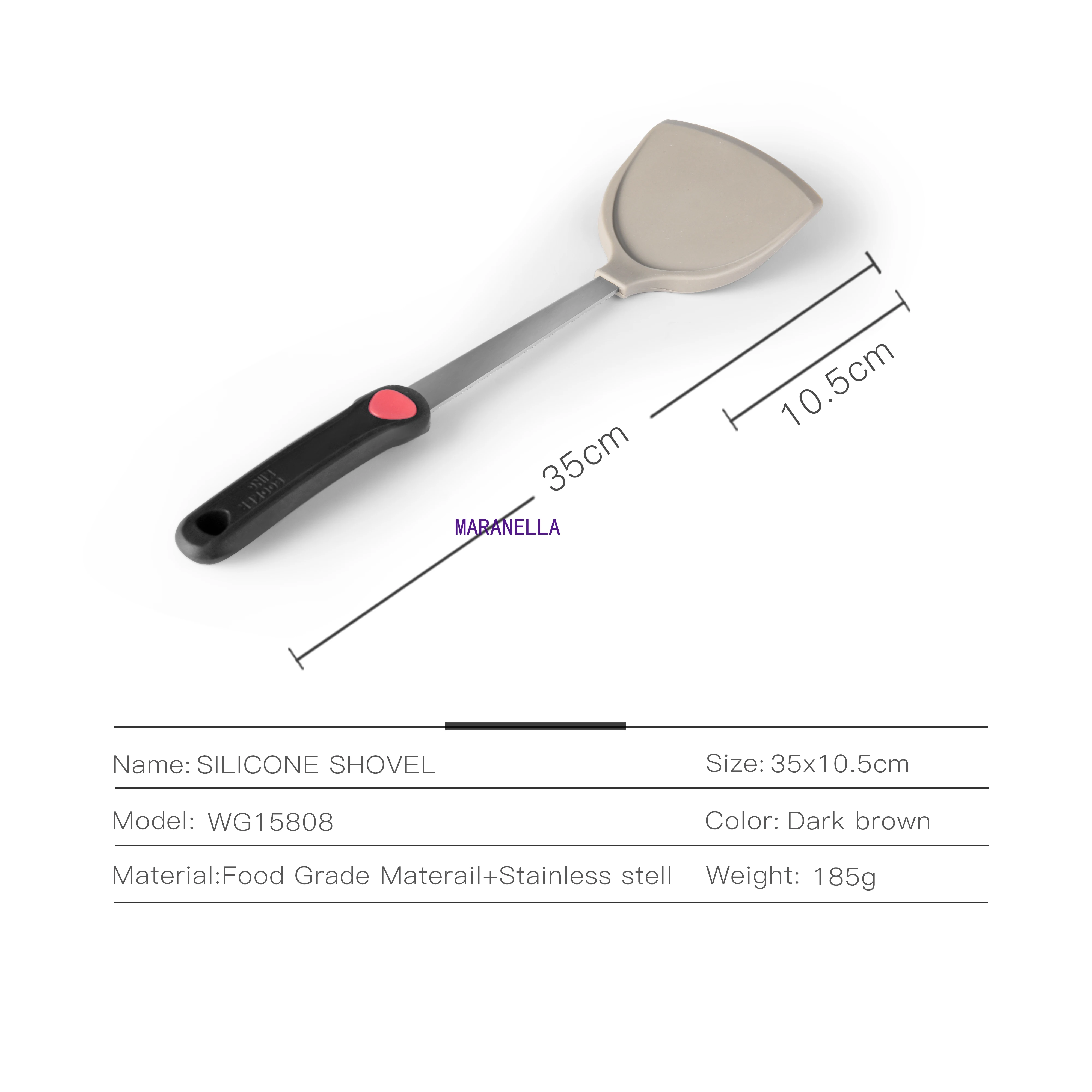 Антипригарная силиконовая Лопатка и ложка набор кухонной утвари посуды для