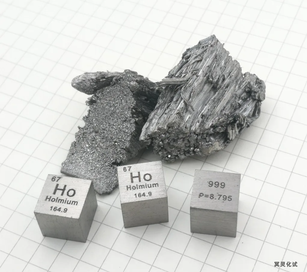 Holmium Металл Редкоземельный металл периодический стол Куб 10 мм Хо = 99 9 |