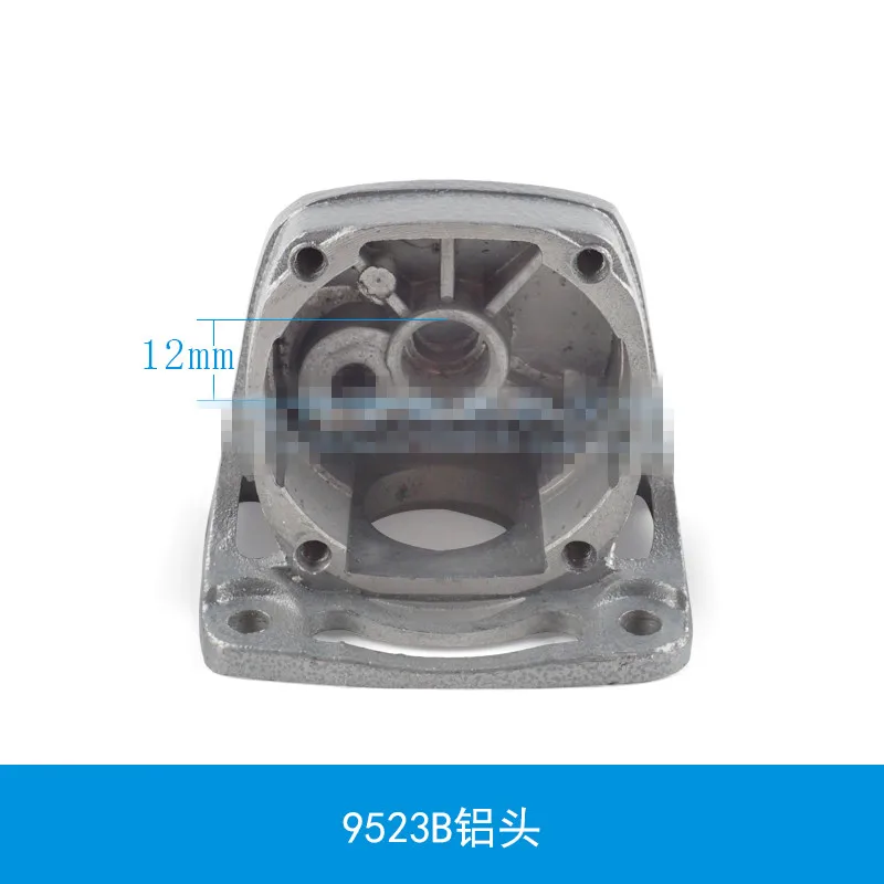 Запасная часть угловая шлифовальная машина серая металлическая головка корпус