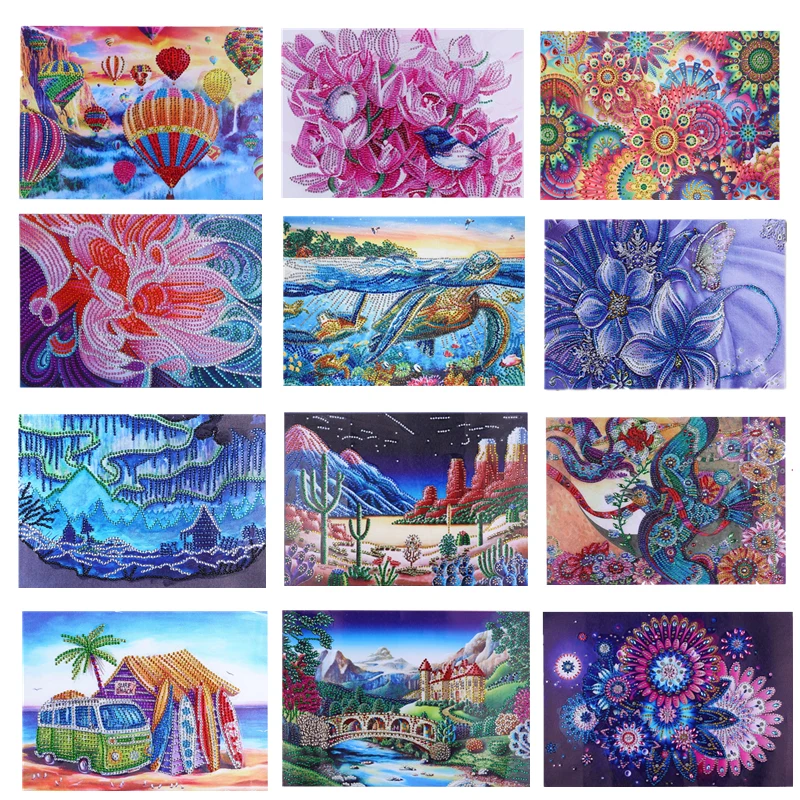 Алмазная живопись особой формы 5D сделай сам живописный узор частичная вышивка