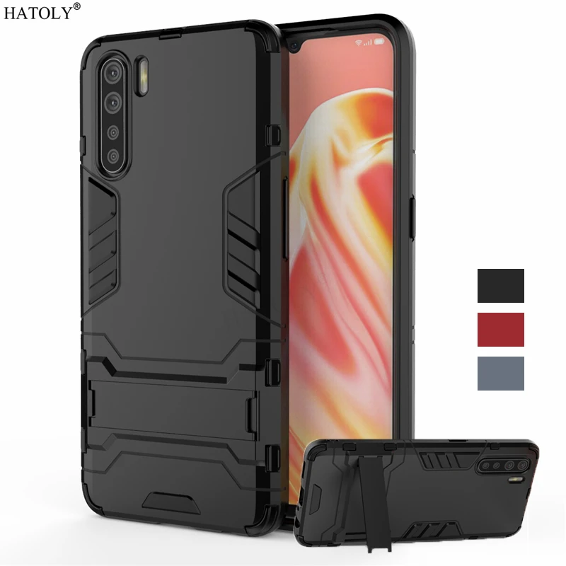 

For Oppo A91 Case Cover TPU Silicone Shockproof Bumper Smooth Armor Hard PC Back Cover For Oppo A91 Phone Case For Oppo A91 Case