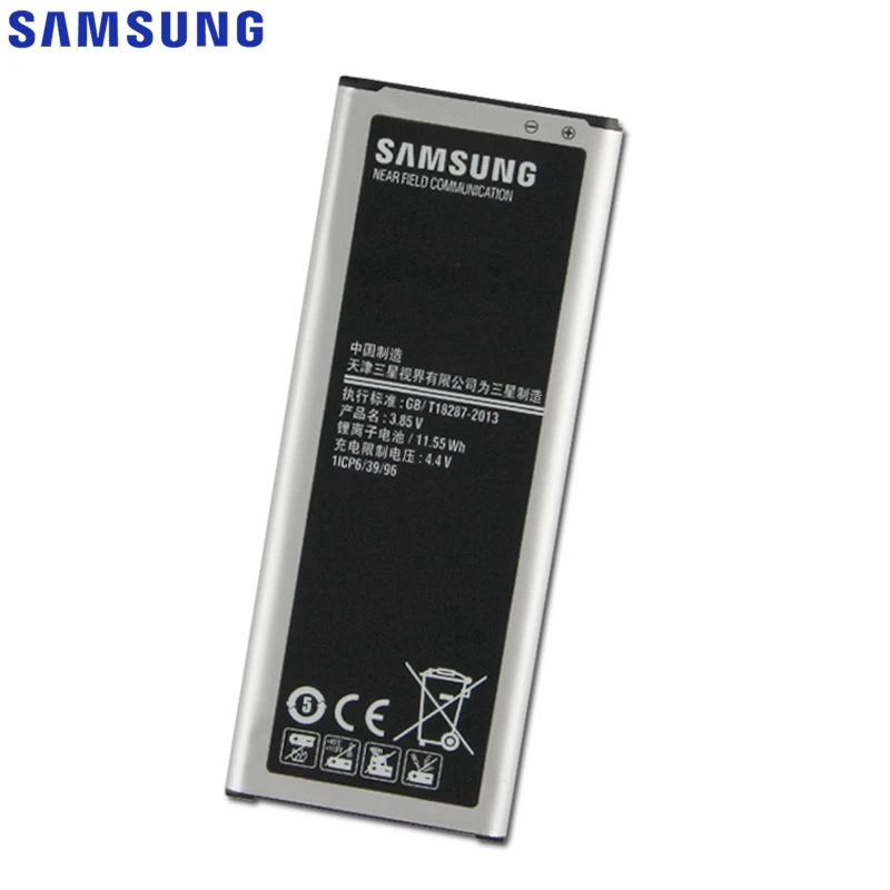Сменный аккумулятор samsung для Galaxy NOTE4 N9100 N9106W N9108V N9109V NOTE 4 с NFC EB-BN916BBC 3000mAh