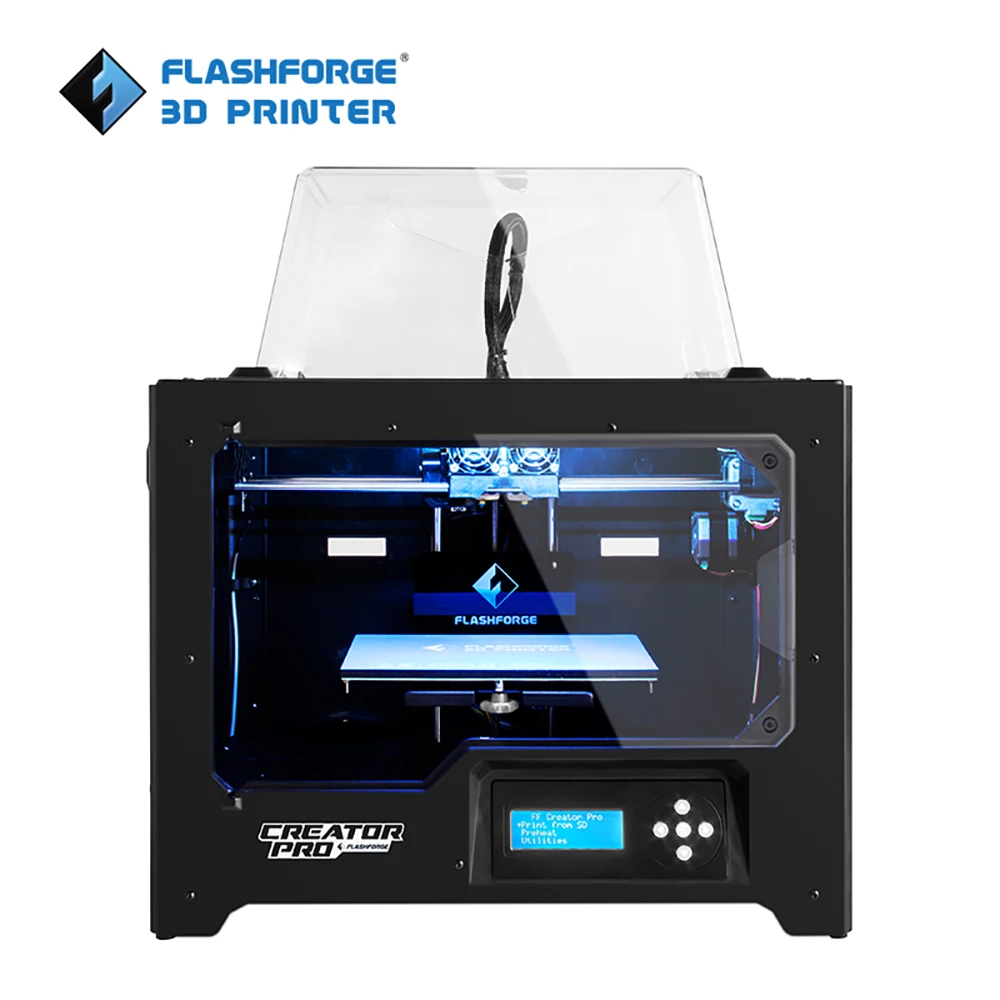 Verkaufen Flashforge Creator Pro 3D Drucker Hohe Präzision Dual Extrusion Dual Farbe Druck Legierung Plattform Alle Metall Impresora 3d