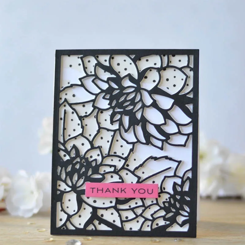 

Flower Petal Leaves POP UP Frame Metal Cutting Dies Die Cut Square Rectangle Stencils Scrapbook Handcraft Make Cards Album 2020