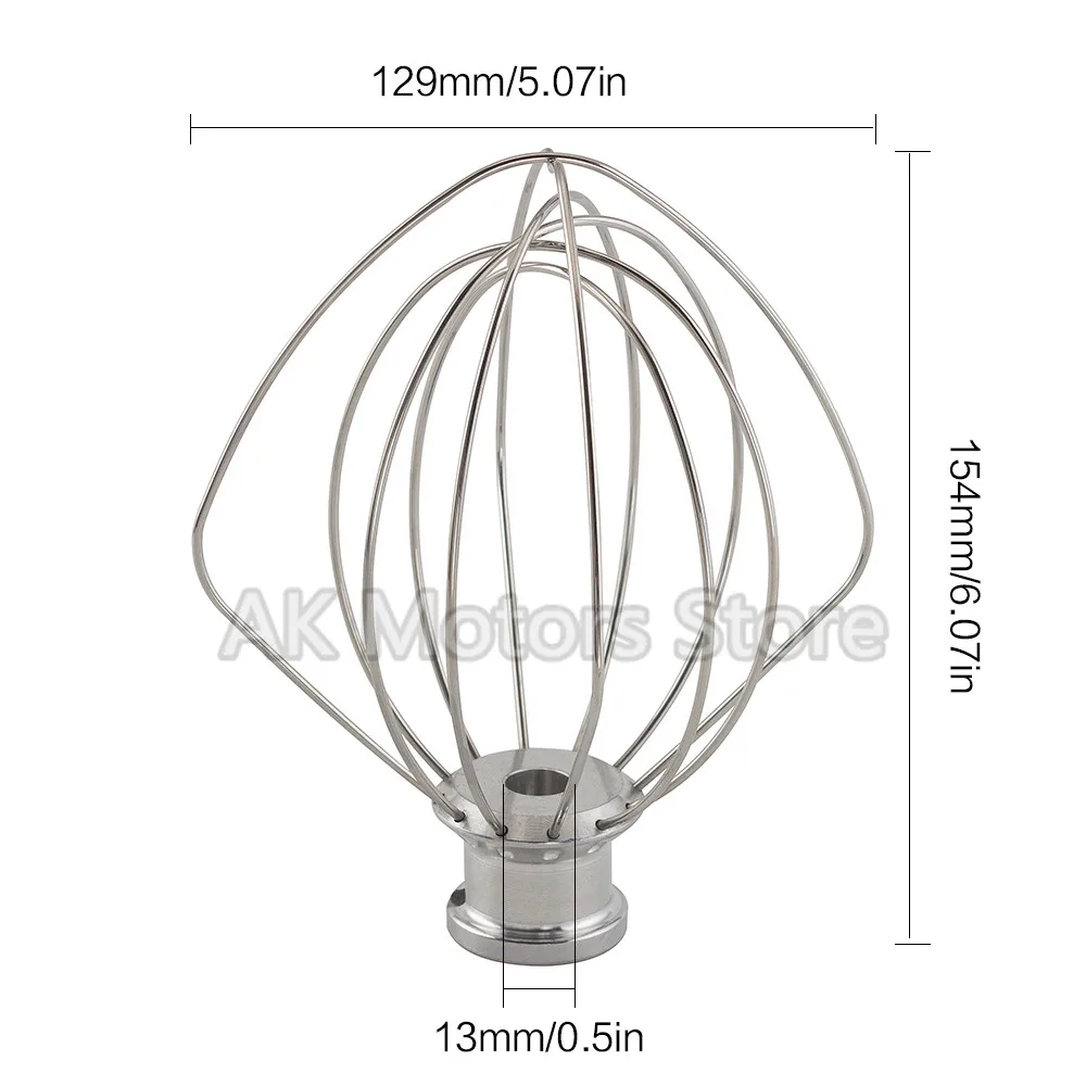 6-проводной венчик для венчиков миксеры крепления детали KitchenAid KSM15 KSM110 KSM103 KSM75 KN15