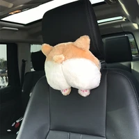 creative dog ass pillow plush toy cute car sofa cushion headrest wholesale stuffed butt cushions