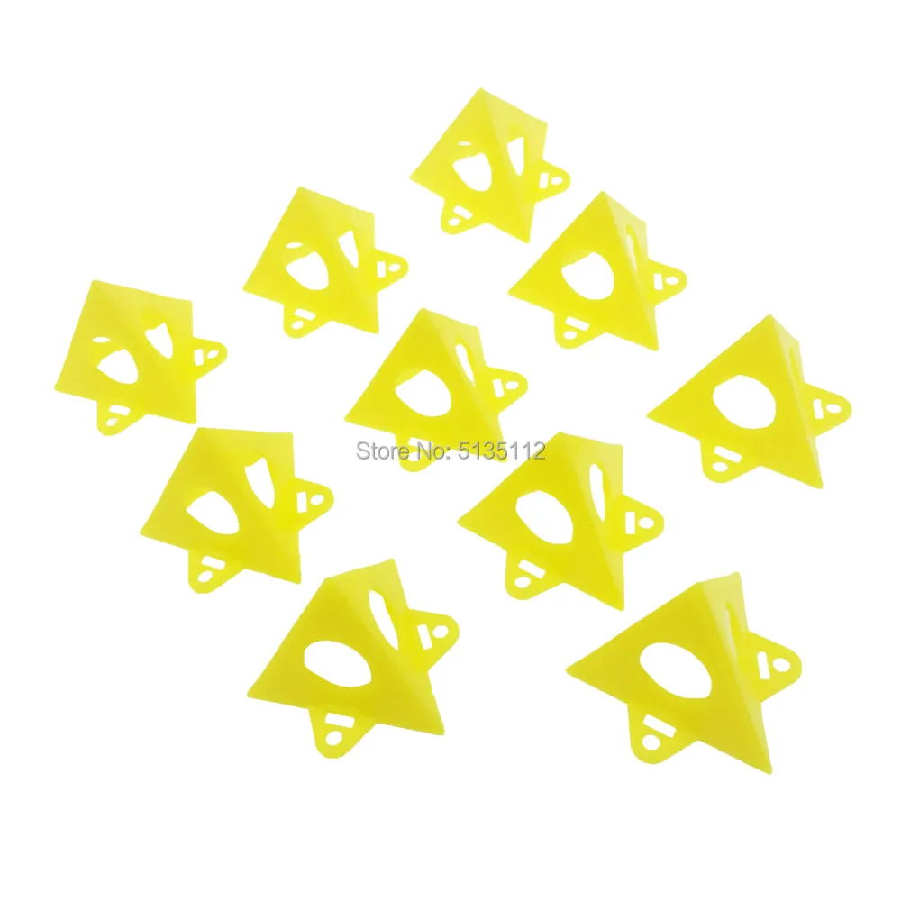 10 шт./компл. желтый деревообрабатывающий инструмент для краски er's Pyramid подставки для краски треугольные цветные накладки для ног деревообрабатывающие столярные инструменты