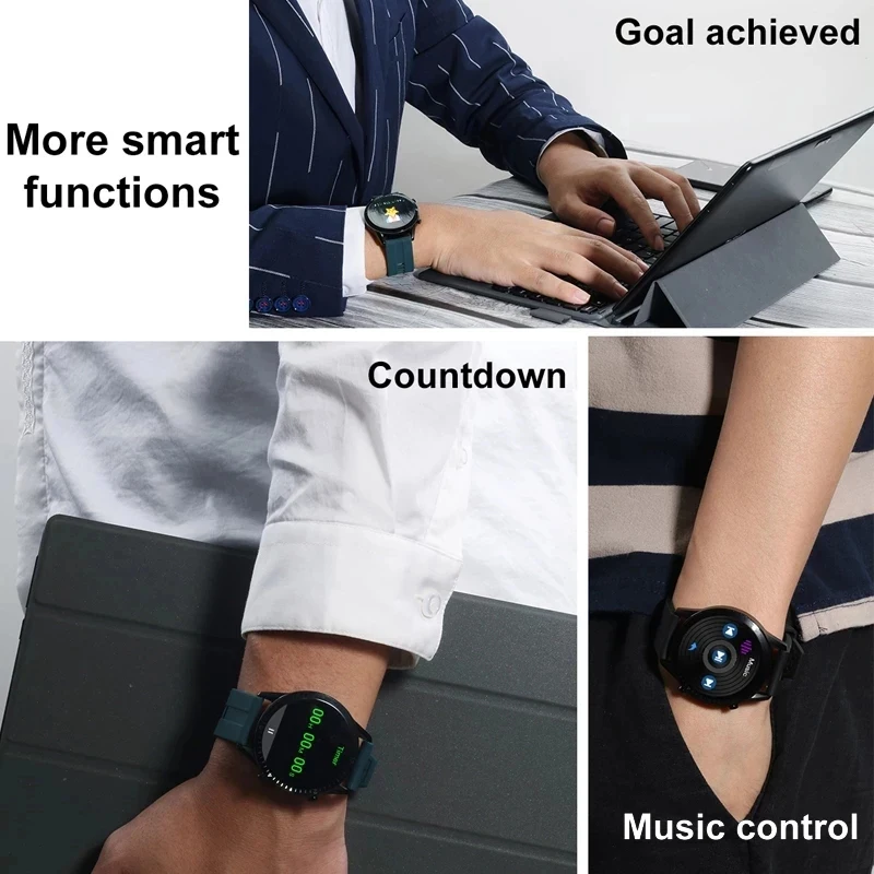2021smart watch phone full touch screen sport fitness watch ip67 waterproof bluetooth connection for android ios smartwatch men free global shipping